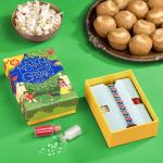 Phool Basant Plantable Seed Rakhi for Brother I Pure Cotton I Handcrafted I Includes Roli & Chawal
