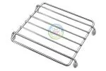 Cosmos Stainless Steel Hot Pan Grid , Hot Pan Holder , Hot Vessel Stand , Kitchen Rack , Dish Rack , Size Square (7x7x1.1 inches), Silver, Big - Pack of 1 (HPGSQ7X1)