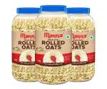 Manna Rolled Oats for Weight Loss 3kg| Gluten Free| Diabetic Friendly| 100% Wholegrain