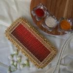 CRASTO INDIA HANDCRAFTED GHUNGHROO JEWELLERY CASH BOX WITH VELVET (PACK OF 2 PCS)