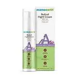 Mamaearth Retinol Night Cream For Women With Retinol & Bakuchi For Anti Aging, Fine Lines And Wrinkles - 50 G