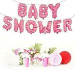 My Party Suppliers Pink Baby Shower Letter Balloon Combo Set Bouquet for Girls