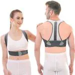 VOKKA Posture Corrector For Men & Women. Spine & Body Posture Correction Support Belt For Correct Back, Shoulder and Neck Pain. pack of 2