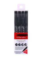 Lineplus Calligraphy Pen Set of 4 (Black)