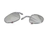 Mahabir Plastic Silver Oval Mirror For Scooter Access 125 Bs6