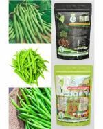 Green World Organic French Beans, Gwar Phali and Pole Beans Combo With Nutrients Manure 750 g Seed