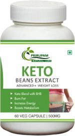 Prirupam KETO BEANS EXTRACT ADVANCE +WEIGHT LOSS CAPSULES-60 (Pack of 1)