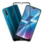 ECMERED Tempered Glass for VIVO V20 Screen Protector Full HD D2 Quality Edge to Edge Coverage (Black) (Pack of 2)