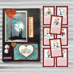 Natal Crafts handmade 8 reasons of Why I Love You Love Story Greeting Card for Boyfriend Girlfriend Wife Husband | Romantic 8 Love reasons greeting card