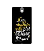 Casotec Changing Girl Design Printed Silicon Soft TPU Back Case Cover for XOlO Q1010i