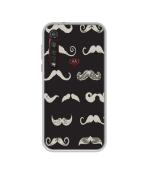Casotec Mustache DesignPrinted Silicon Soft TPU Back Case Cover for Motorola Moto G8 Plus