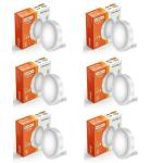 Kolors 6W 3 in 1 Colour Changing LED Surface panel light, Round | Surface Led panel lights for false ceiling | Switch between: Cool white, Warm white, Natural white,Pack of 6 pcs