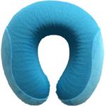 VIAGGI Cool Gel Memory Foam Travel Pillow -Turquoise Blue