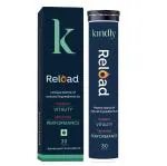 Kindly Health Ashwagandha Reload | Stamina Booster For Men Ayurvedic Ingredients 100% Natural | B12 Ginkgo Biloba and Muira Puama | Extra Strength and Energy | 30 Tablets, Pack of 1