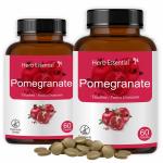 Herb Essential Pomegranate (Punica Granatum) 500 mg 60 Tablets (Pack of 2)