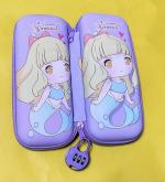 Mermaid Print Stationery Pencil Small Pouch