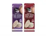 WiseCrack|Organic Rice Cakes-Flax Lovers & Super Seeds|Gluten Free, No transfat, No Oil, No Cholestrol|105g each|Pack of 2