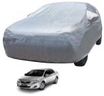 MOCKHE Car Body Cover Compatible with Toyota Corolla (Model : 2007-2012) with Mirror Pockets, Triple Stitched, Water Resistant Car Cover, Metallic Silver