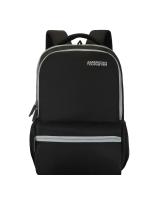American Tourister Lex Style 01, 31 Liters Black Unisex College/Office Laptop Backpack with Front Organizer