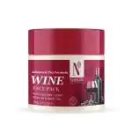NutriGlow NATURAL'S Advanced Pro Formula Wine Face Pack for Glowing Skin with Kaolin Clay 100 gm