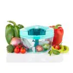 DeoDap Mini Handy Chopper with 3 Blades for Effortlessly Chopping Vegetables and Fruits 450 Ml