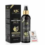 AQK quality with equality Onion Ginger Pure Ayurvedic Hair Oil -Pack of 1 (200ML)