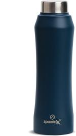 Speedex Stainless Steel Water Bottle 1 Litre Leakproof for fridge School Gym Home office Travel Boys Girls Dark Blue Pack of 1