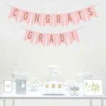 Festiko Graduation Banner Congrats Grad Party Mantel Fireplace Wall Hanging For Home Graduation Party Classroom College Senior High School Prom Decorations