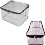 Addyz Plain Storage Multipurpose Bag Combo of 1 Large Transparent Saree Salawar Kameez Bed Sheets Cover 1 Shirt Petticoat. (Transparent)