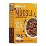 Pintola Dark Chocolate & Cranberry Muesli with 25% Millet & 60% Wholegrains 400g, Cereals for Breakfast with 6 Varied Nuts & Seeds, No Preservatives, High Protein Muesli, Fiber Rich, Cholesterol Free