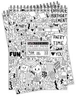 Craft Qila Party Time (50 Sheets, 100 Pages) A3 Sketchbook | Top Spiral-Bound Sketchpad for Artists | Professional Grade Drawing and Sketchbook - Pack of 2