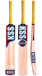 Kss Two Scoop Single Blade Hard Tennis Chapti Handle Kashmir Willow Cricket Bat