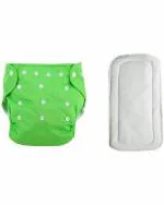 BEAUTIQ BABY COLLECTIONS CHARMING STARS Reusable Baby Cloth Diaper with Insert Nappy Liner Pad - M (Pack of 2)
