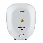 Haier Quadra Water Heater 6 Litre With Glasslined Tank|Free Installation|3000W Fast Heating Element| ABS Body|Rust Proof Body|Shock Proof|7 Years Tank Warranty| White