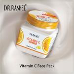 DR.RASHEL Vitamin C Face Pack for Glowing Skin, Oil Control, Acne, Pimples, Detan, Blemishes, Pigmentation & Brightening, Face Cleansing for Face & Body (380 Ml)