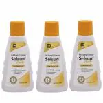 Abbott Selsun Daily Anti Dandruff Shampoo, Conditions hair (Pack of 3, 60ml each)