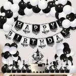 Zyozique Chess Theme Birthday Party Supplies - Banner, Balloons, Cake Topper & Cupcake Topper (Pack of 37)