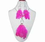 JAYA VISION ENTERPRISES Metal Chain & Fancy Feathers Necklace-tg25