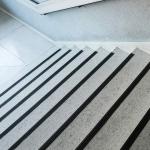 Delzon 1 Meter Rubber Stair Nosing Stair Edge Protector Stair Self-Adhesive I-Shaped Corner Guard Stair case Used for Indoor Outdoor Tile Wood -