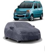 Carigiri Grey Car Body Cover For Maruti Suzuki Old Wagonr(Triple Stitched,Mirror Pockets,Uv Resistant,Dustproof)(Models-2004, 2005, 2006, 2007, 2008, 2009)