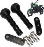 OBEROIS TRADERS Dominar 250 / 400 Black CNC Frame Sliders Bike Crash Guard / Leg Protector (Bajaj)