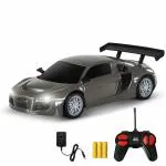 Baybee 1:24 Scale Remote Control Car for Kids, 2.7G Remote Stunt RC Cars with Full Function, Light | Racing Battery Cars | Remote Control Car Toys for Kids Gift Boy Girl 3+Years (Ultra Grey)