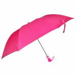Fendo 2 Fold Umbrella For Men's and Women's | Wind And RainProof Umbrella - 2 Fold With Auto Open And Close (Rani Pink,24.5 In)