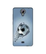 Casotec Football In Water Design Printed Silicon Soft TPU Back Case Cover for XOlO One HD