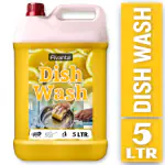 Fivanta Dishwash Liquid 5 Liter Yellow Removes Tough Grease & Odour, No Toxic Residue, Baby & Pet Safe