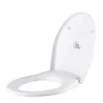 Kohler White Plastic Oval Shape Quiet Close Toilet Seat for Bathroom