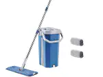 JAAMSO ROYALS Blue High Quality Floor Mop with Bucket Cleaning System