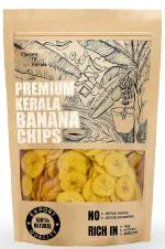 FLAVORS OF KERALA (FOK) | Premium Kerala Banana Chips Wafers In Coconut Oil | Fresh, Healthy, Thin, Crispy, Namkeen Snack ( 600 GM)