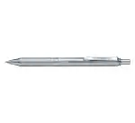 Pentel Metal Energel Retractable Roller Gel Pen - Black Ink (Silver Body)