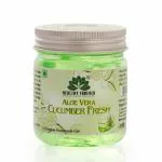 Healthy Forever Homemade Pure Aloe Vera And Cucumber Gel for All Skin Type, Face & Hair Exfoliating Face, Reduces Acne Scars, Wrinkles, Sunburn, Dark Circles & Moisturizes Skin